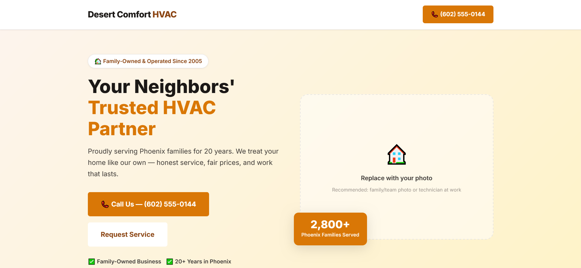 Local Expert Template Preview
