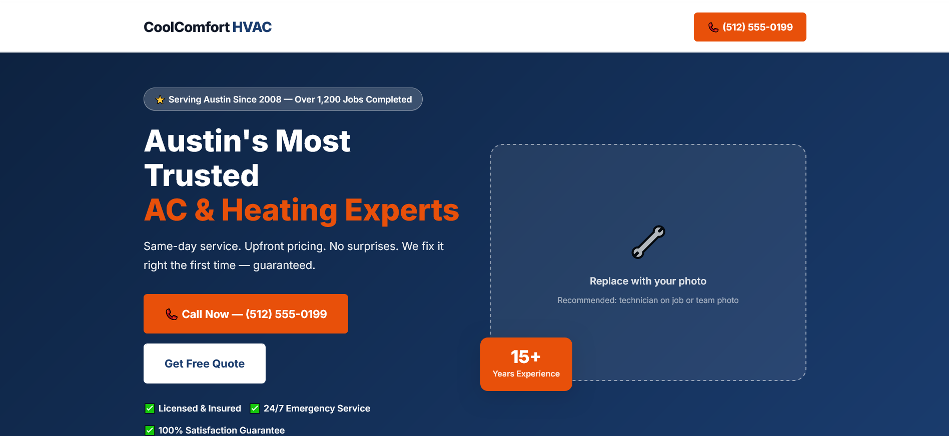 Trust Builder Template Preview
